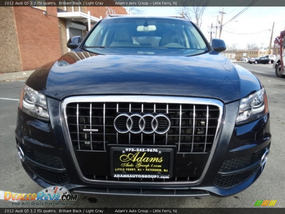 2012 Audi Q5 3.2 FSI quattro Brilliant Black / Light Gray Photo #2