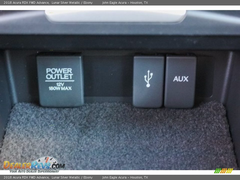 2018 Acura RDX FWD Advance Lunar Silver Metallic / Ebony Photo #34