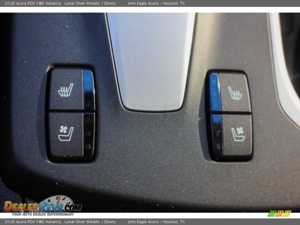 2018 Acura RDX FWD Advance Lunar Silver Metallic / Ebony Photo #36