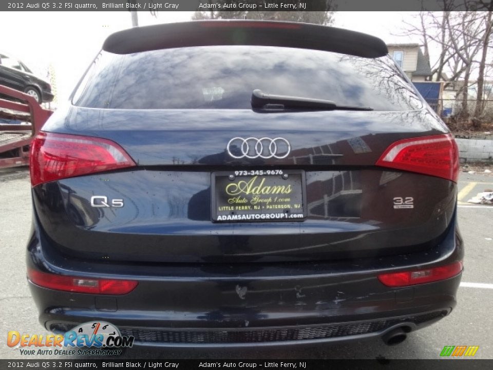 2012 Audi Q5 3.2 FSI quattro Brilliant Black / Light Gray Photo #5