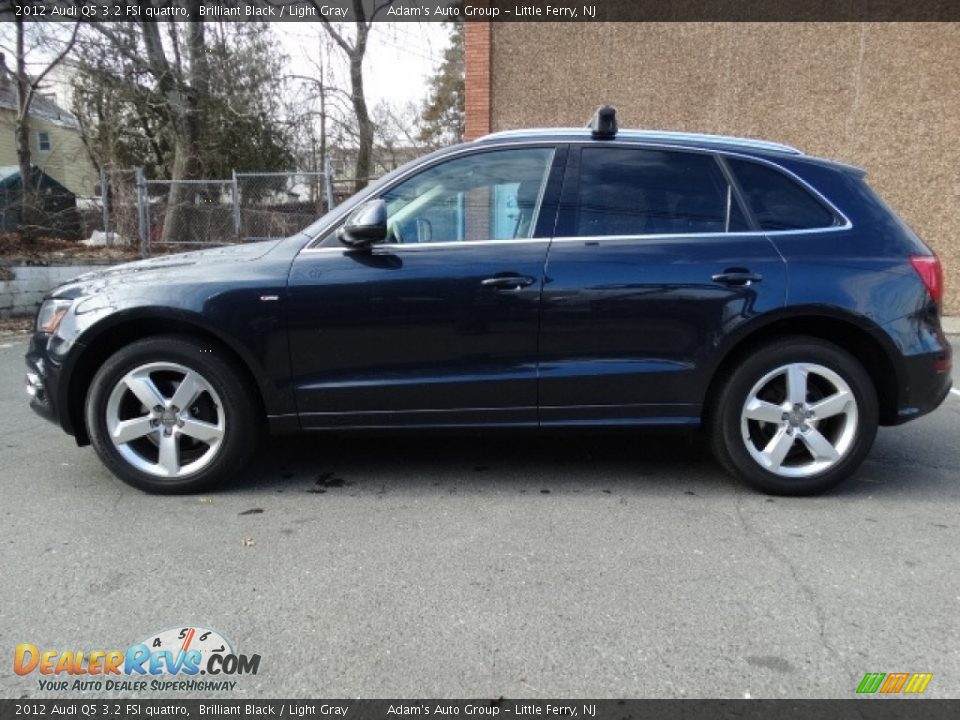 2012 Audi Q5 3.2 FSI quattro Brilliant Black / Light Gray Photo #7