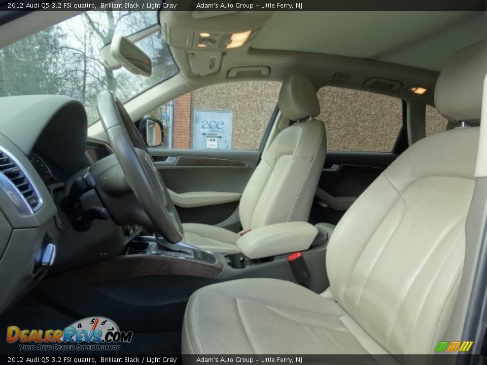 2012 Audi Q5 3.2 FSI quattro Brilliant Black / Light Gray Photo #9