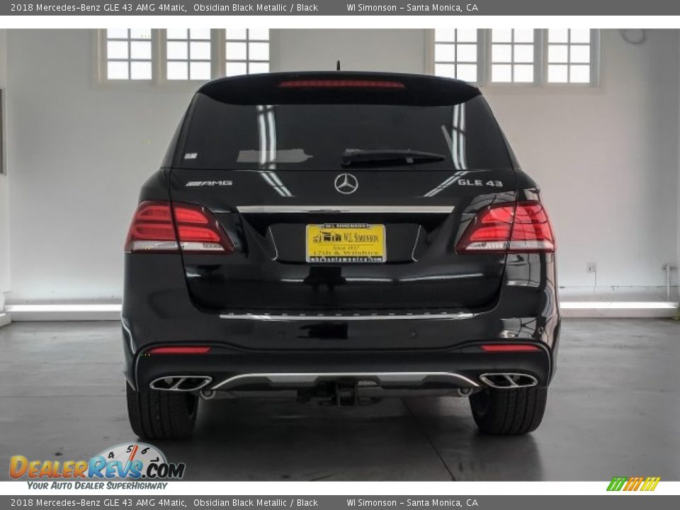 2018 Mercedes-Benz GLE 43 AMG 4Matic Obsidian Black Metallic / Black Photo #3