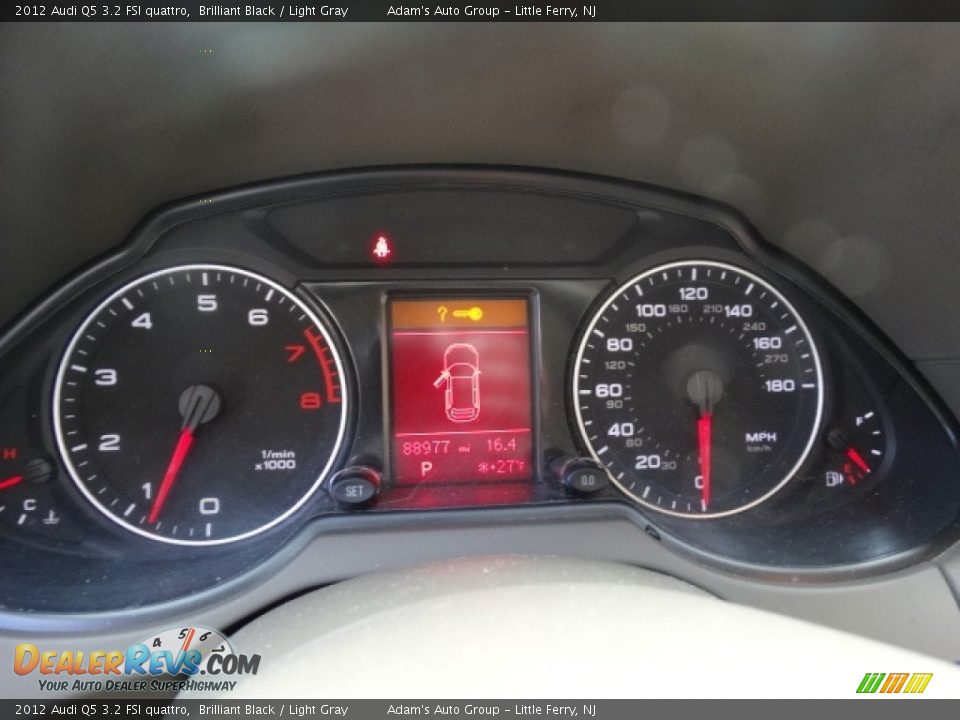 2012 Audi Q5 3.2 FSI quattro Brilliant Black / Light Gray Photo #21