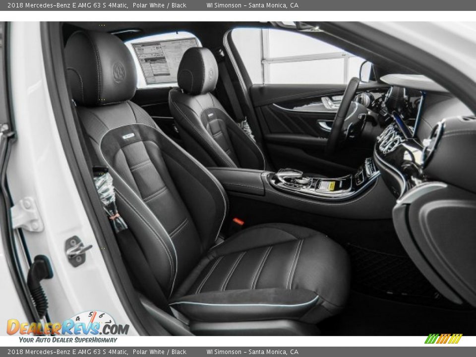 2018 Mercedes-Benz E AMG 63 S 4Matic Polar White / Black Photo #6