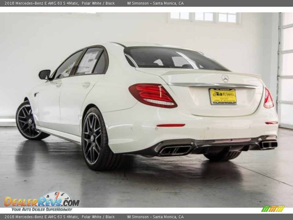 2018 Mercedes-Benz E AMG 63 S 4Matic Polar White / Black Photo #10