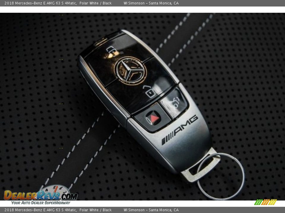 2018 Mercedes-Benz E AMG 63 S 4Matic Polar White / Black Photo #11