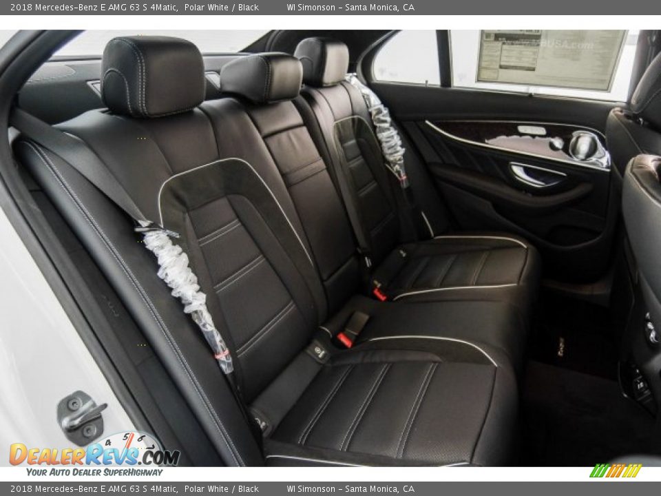 2018 Mercedes-Benz E AMG 63 S 4Matic Polar White / Black Photo #13