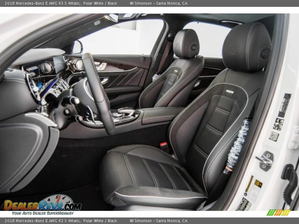 2018 Mercedes-Benz E AMG 63 S 4Matic Polar White / Black Photo #18