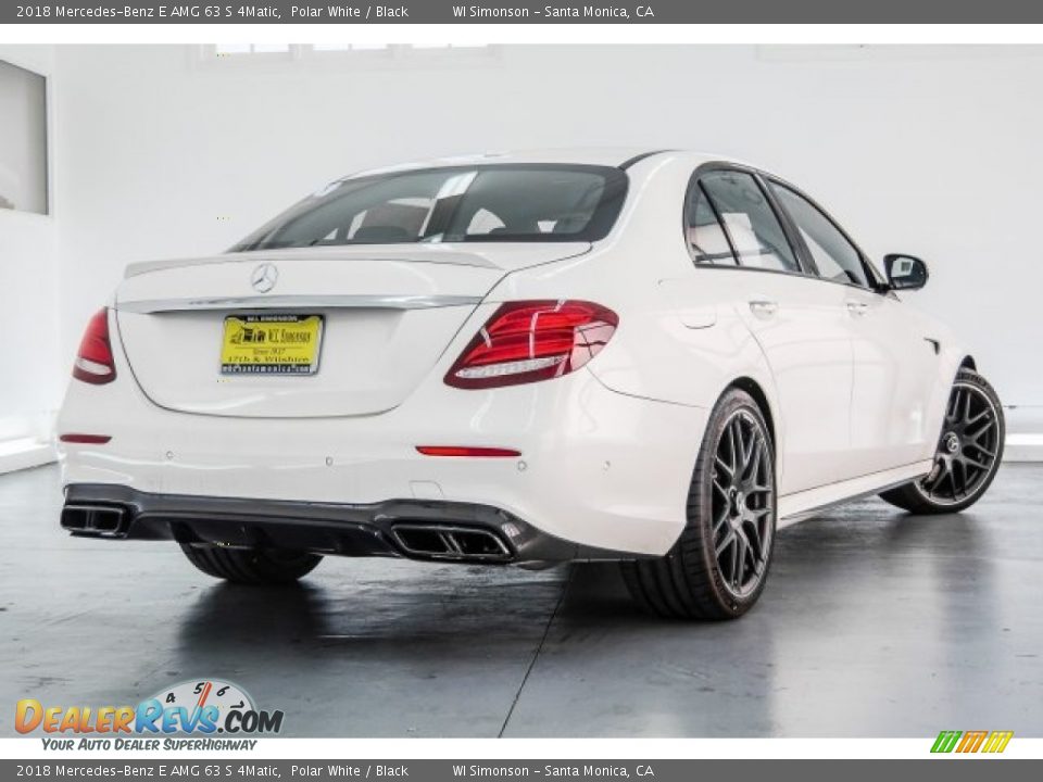 2018 Mercedes-Benz E AMG 63 S 4Matic Polar White / Black Photo #19