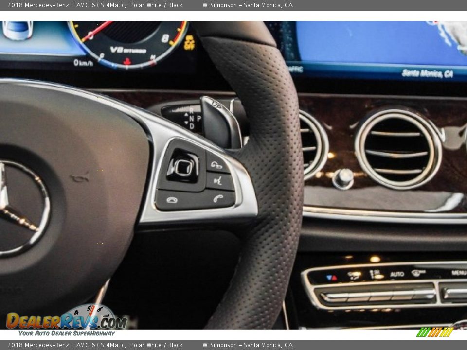 2018 Mercedes-Benz E AMG 63 S 4Matic Polar White / Black Photo #20