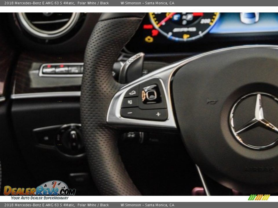 2018 Mercedes-Benz E AMG 63 S 4Matic Polar White / Black Photo #21