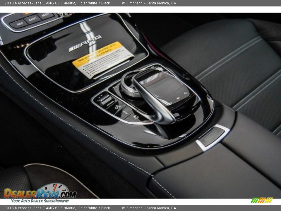2018 Mercedes-Benz E AMG 63 S 4Matic Polar White / Black Photo #22