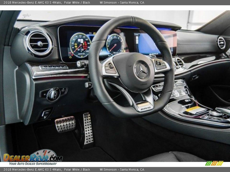 2018 Mercedes-Benz E AMG 63 S 4Matic Polar White / Black Photo #23