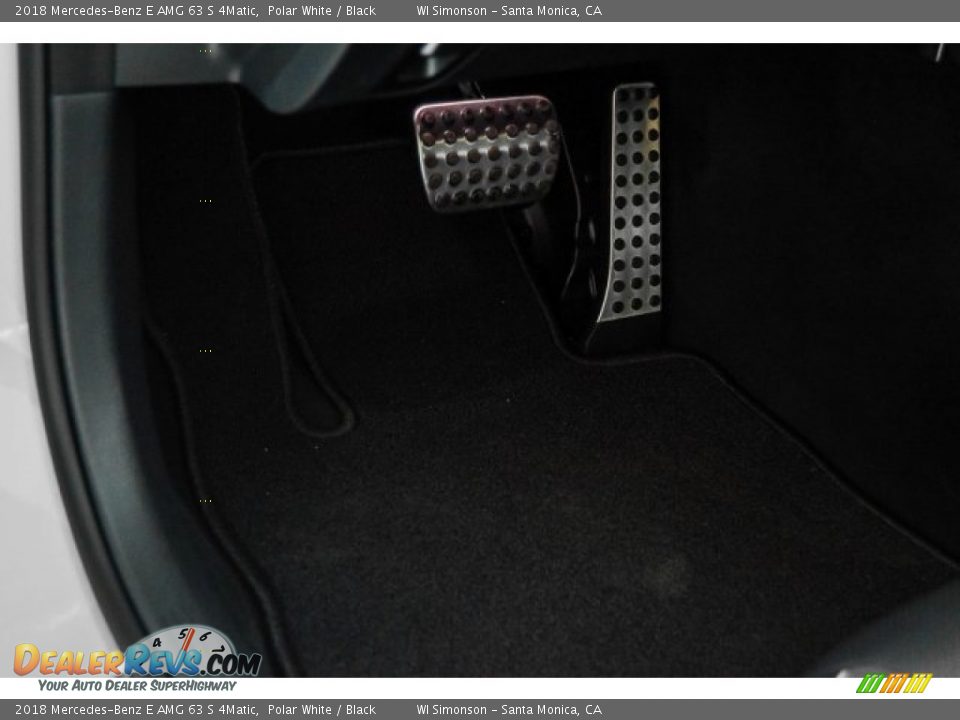 2018 Mercedes-Benz E AMG 63 S 4Matic Polar White / Black Photo #24