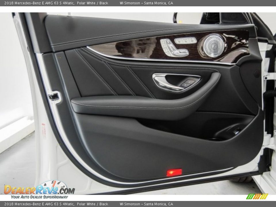 2018 Mercedes-Benz E AMG 63 S 4Matic Polar White / Black Photo #25