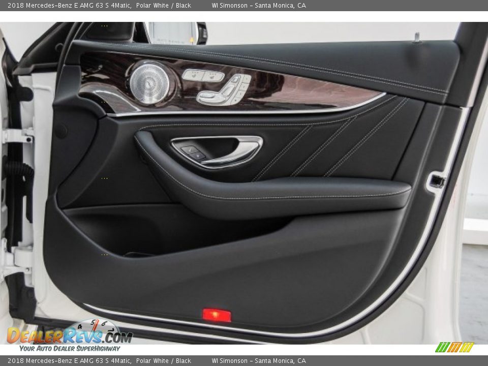 2018 Mercedes-Benz E AMG 63 S 4Matic Polar White / Black Photo #26
