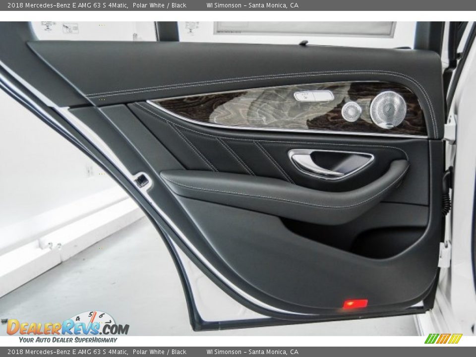 2018 Mercedes-Benz E AMG 63 S 4Matic Polar White / Black Photo #27