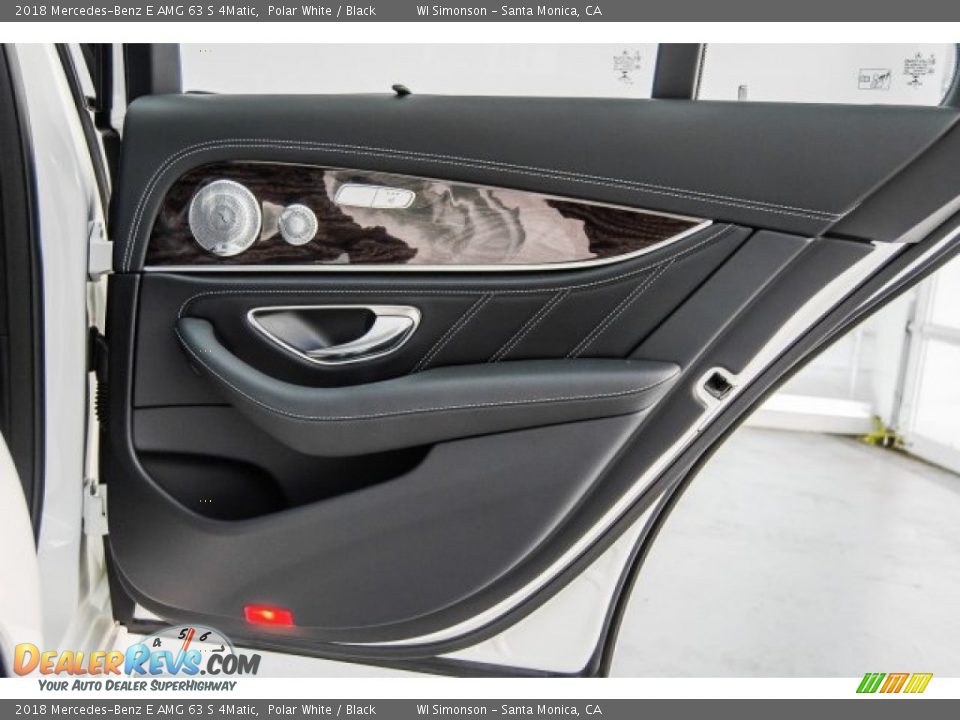 2018 Mercedes-Benz E AMG 63 S 4Matic Polar White / Black Photo #28