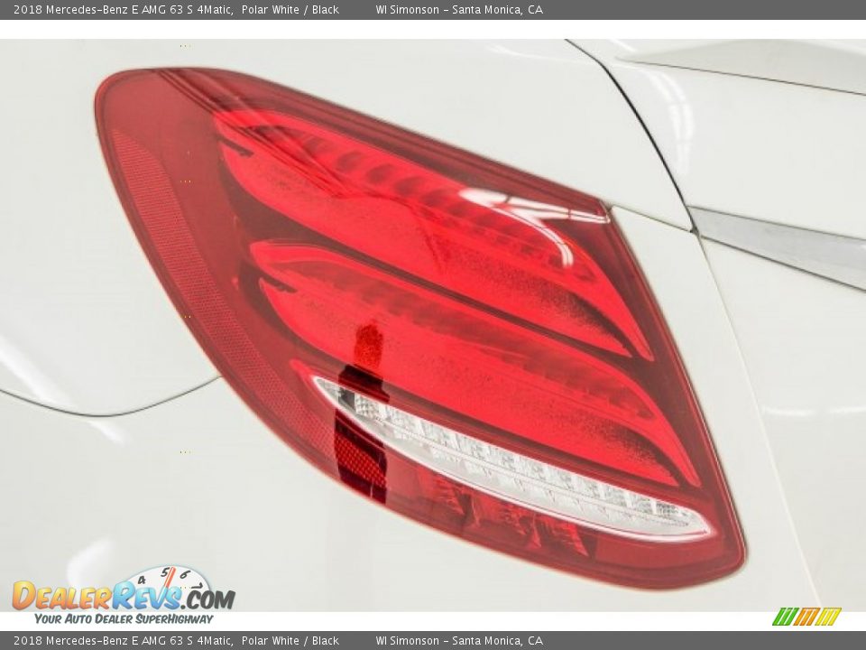 2018 Mercedes-Benz E AMG 63 S 4Matic Polar White / Black Photo #29