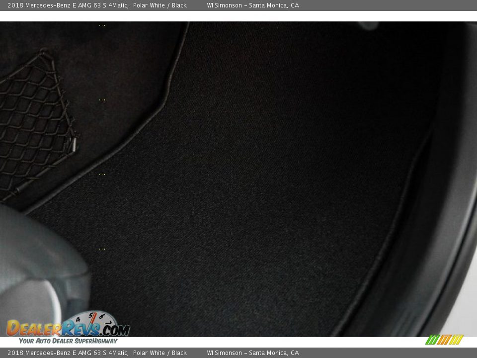 2018 Mercedes-Benz E AMG 63 S 4Matic Polar White / Black Photo #31