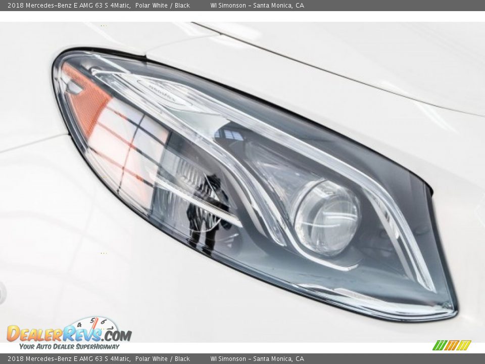 2018 Mercedes-Benz E AMG 63 S 4Matic Polar White / Black Photo #33