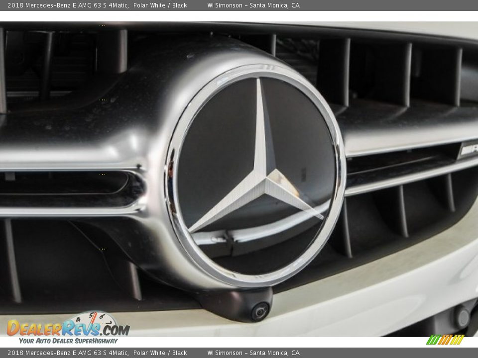 2018 Mercedes-Benz E AMG 63 S 4Matic Polar White / Black Photo #34