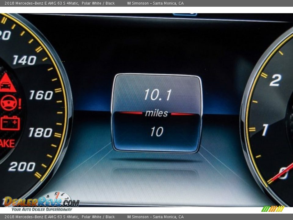 2018 Mercedes-Benz E AMG 63 S 4Matic Polar White / Black Photo #36