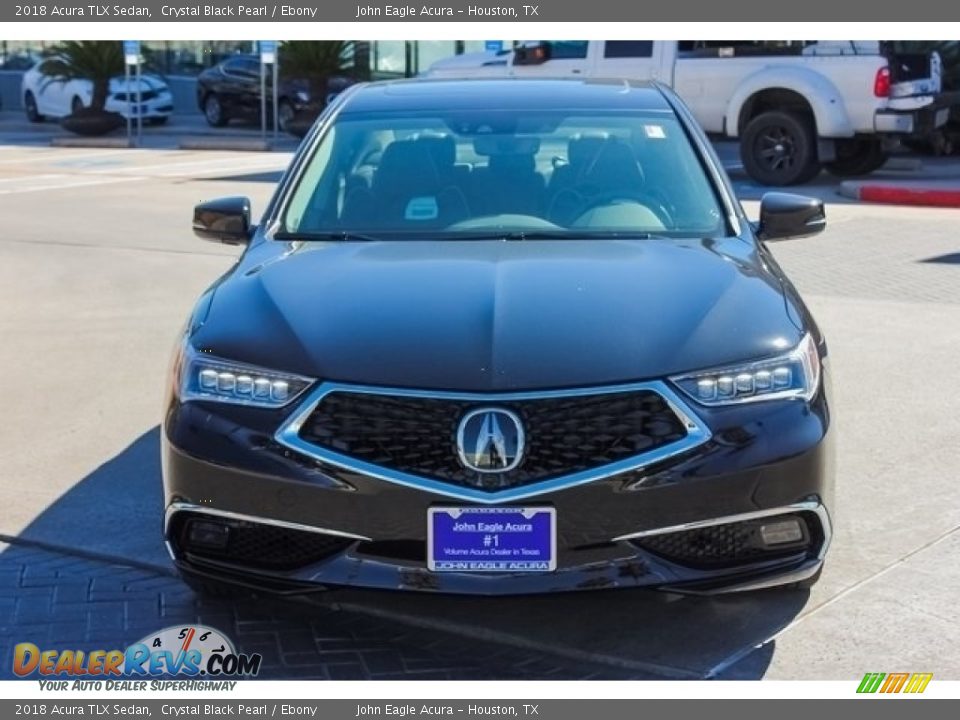 2018 Acura TLX Sedan Crystal Black Pearl / Ebony Photo #2