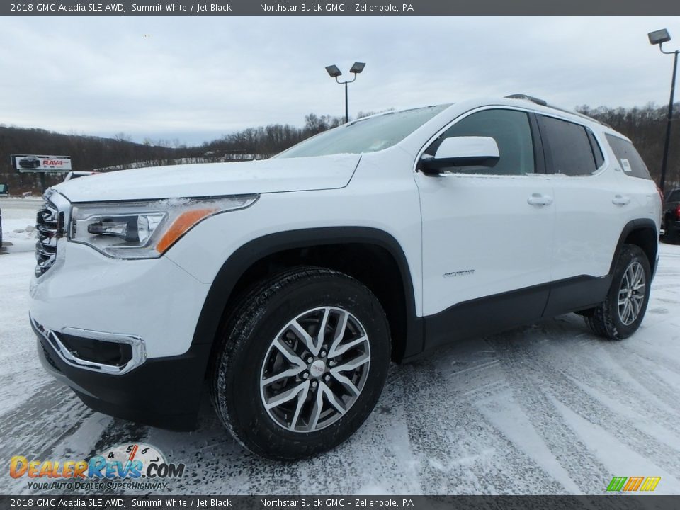 2018 GMC Acadia SLE AWD Summit White / Jet Black Photo #1