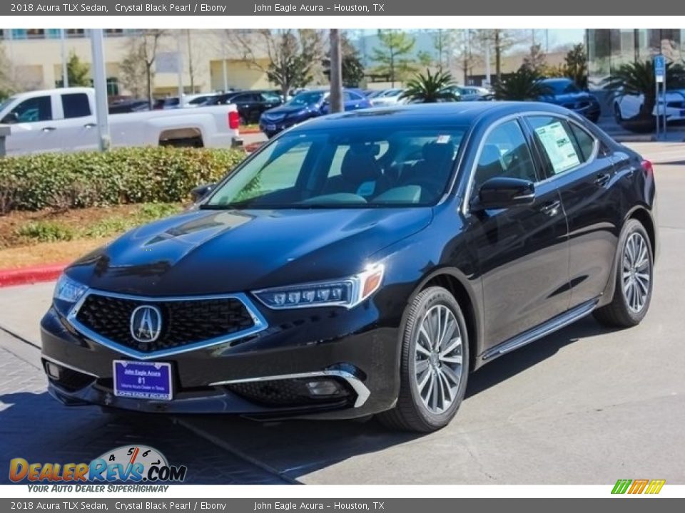 2018 Acura TLX Sedan Crystal Black Pearl / Ebony Photo #3