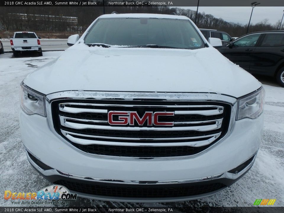 2018 GMC Acadia SLE AWD Summit White / Jet Black Photo #2
