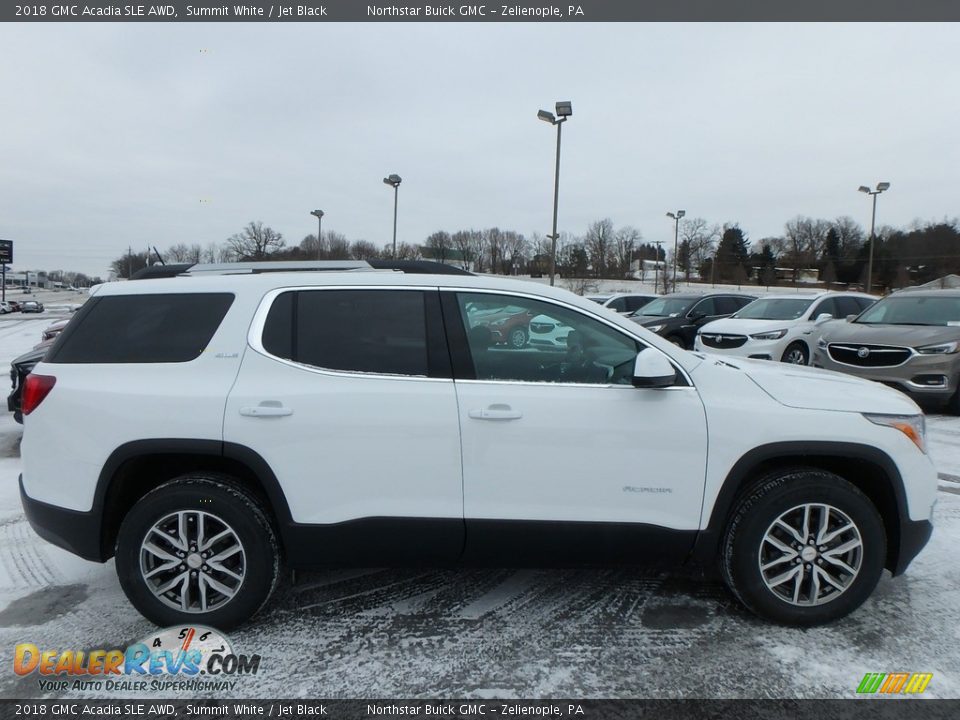 2018 GMC Acadia SLE AWD Summit White / Jet Black Photo #4