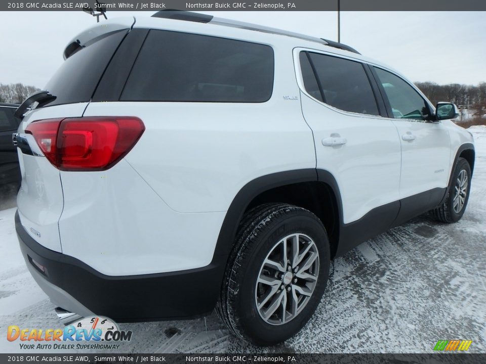 2018 GMC Acadia SLE AWD Summit White / Jet Black Photo #5