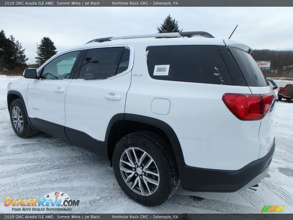 2018 GMC Acadia SLE AWD Summit White / Jet Black Photo #8