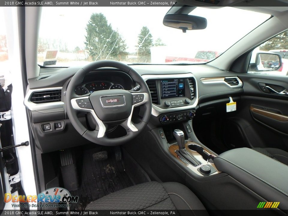 2018 GMC Acadia SLE AWD Summit White / Jet Black Photo #14