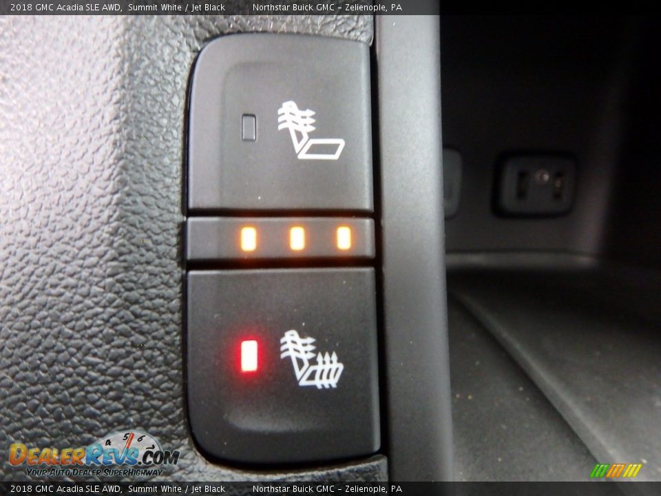 2018 GMC Acadia SLE AWD Summit White / Jet Black Photo #19