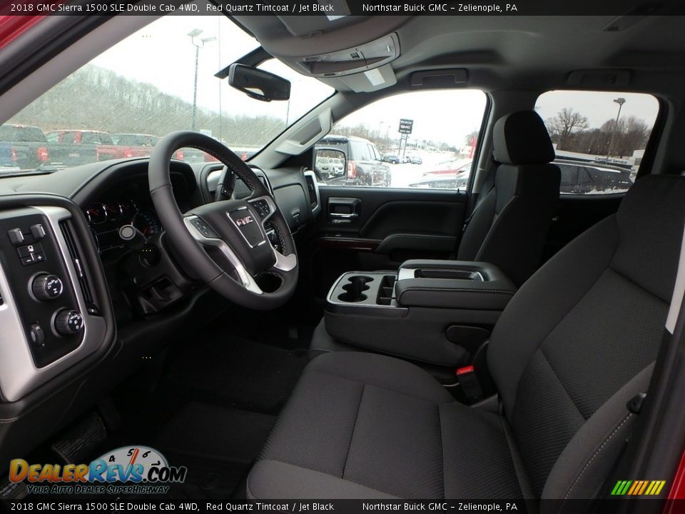 2018 GMC Sierra 1500 SLE Double Cab 4WD Red Quartz Tintcoat / Jet Black Photo #10