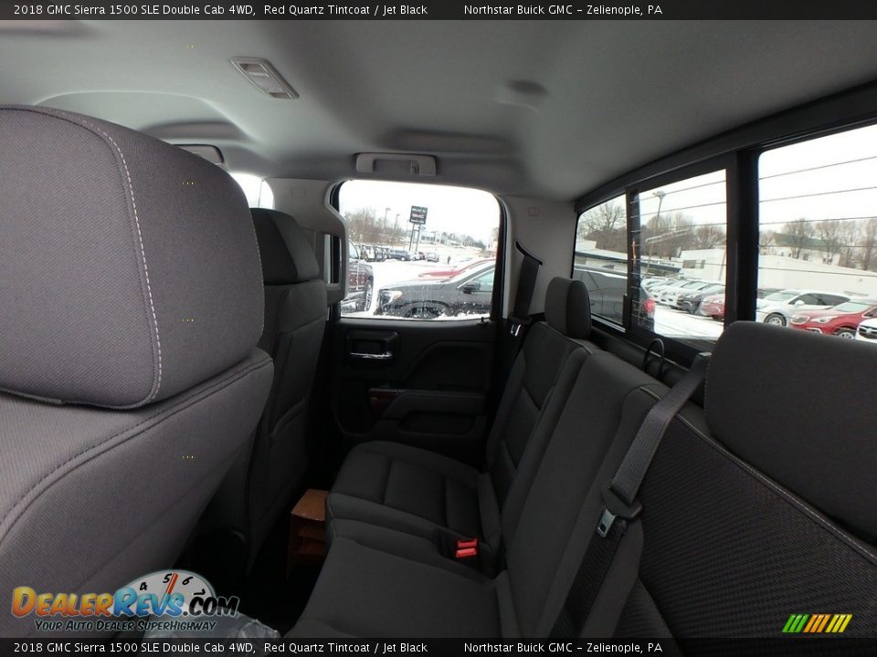 2018 GMC Sierra 1500 SLE Double Cab 4WD Red Quartz Tintcoat / Jet Black Photo #11