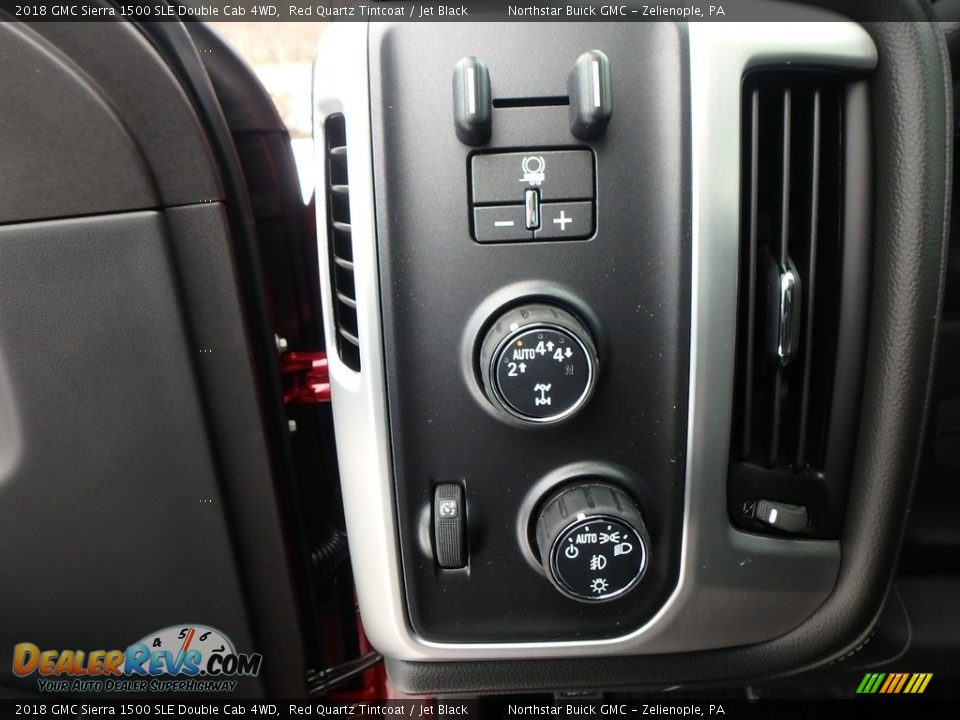 2018 GMC Sierra 1500 SLE Double Cab 4WD Red Quartz Tintcoat / Jet Black Photo #14