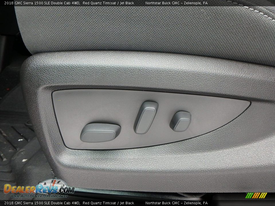 2018 GMC Sierra 1500 SLE Double Cab 4WD Red Quartz Tintcoat / Jet Black Photo #15