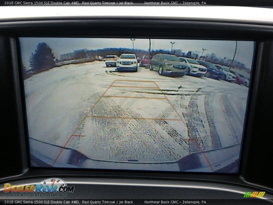 2018 GMC Sierra 1500 SLE Double Cab 4WD Red Quartz Tintcoat / Jet Black Photo #20