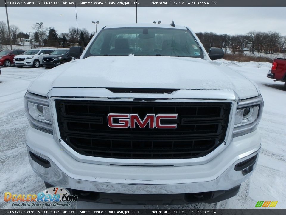 2018 GMC Sierra 1500 Regular Cab 4WD Summit White / Dark Ash/Jet Black Photo #2