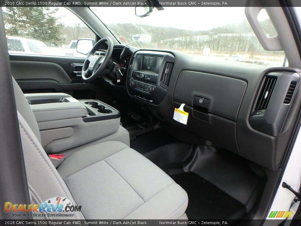 2018 GMC Sierra 1500 Regular Cab 4WD Summit White / Dark Ash/Jet Black Photo #5