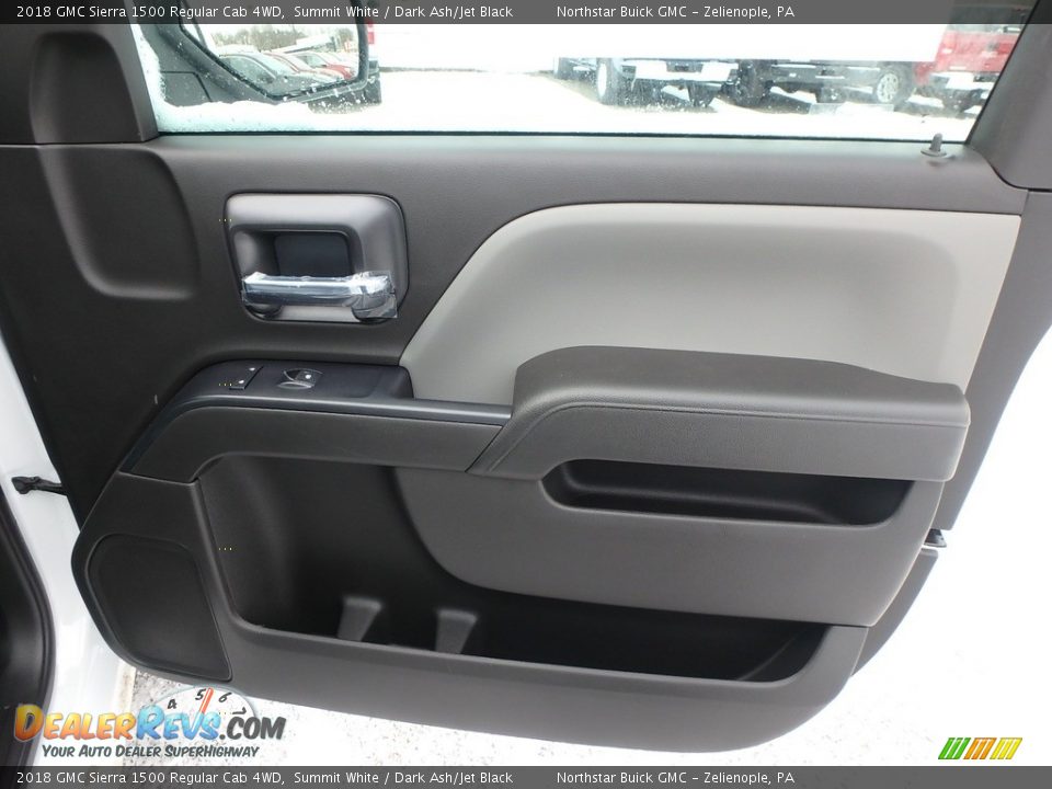 2018 GMC Sierra 1500 Regular Cab 4WD Summit White / Dark Ash/Jet Black Photo #6