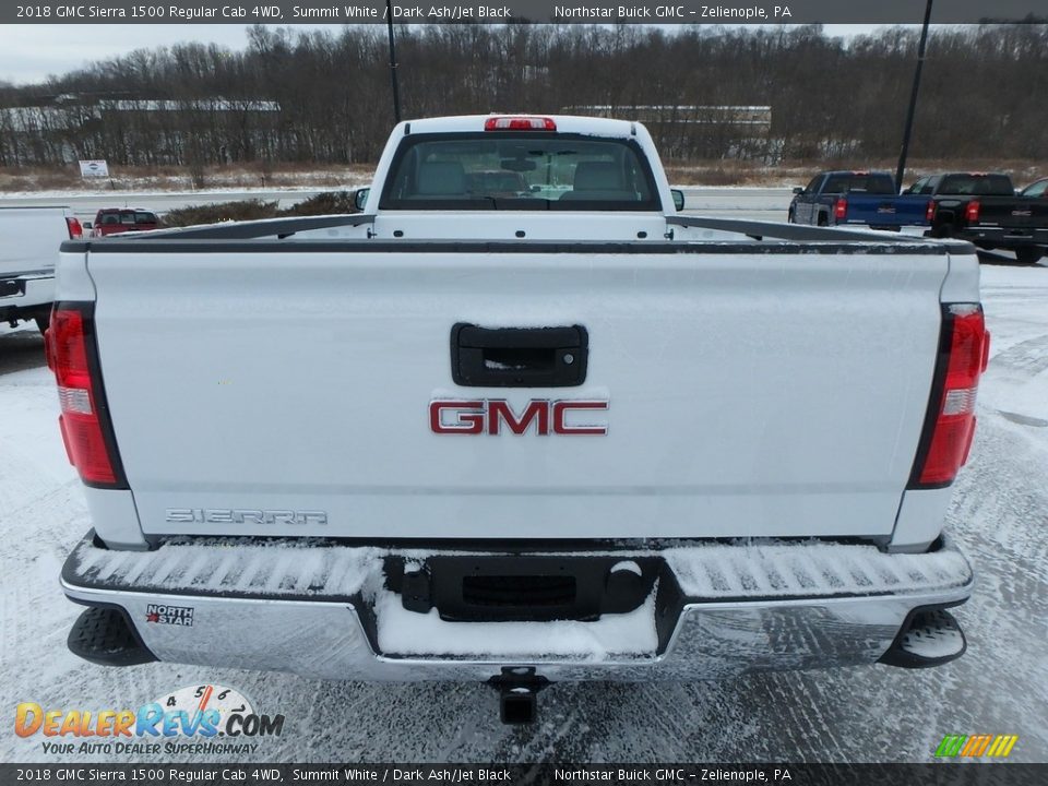 2018 GMC Sierra 1500 Regular Cab 4WD Summit White / Dark Ash/Jet Black Photo #8