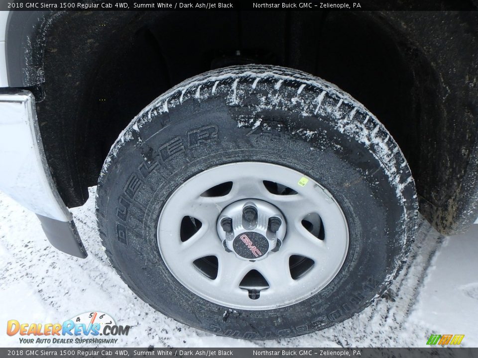 2018 GMC Sierra 1500 Regular Cab 4WD Summit White / Dark Ash/Jet Black Photo #11