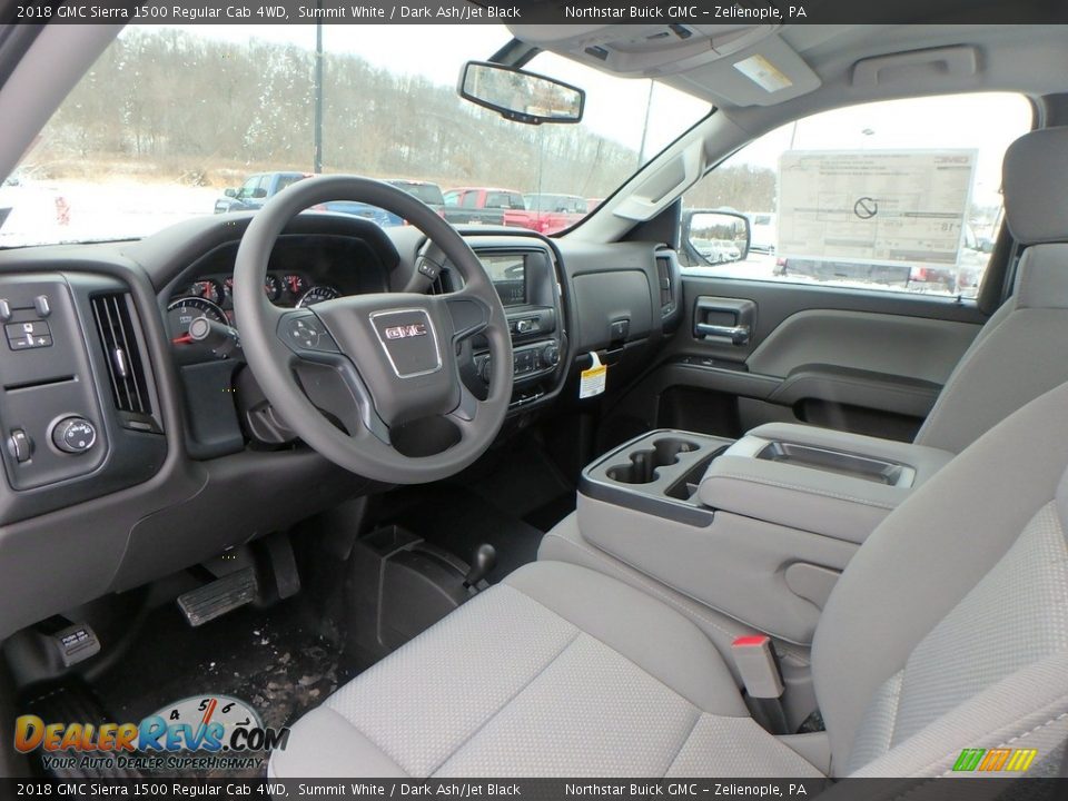 2018 GMC Sierra 1500 Regular Cab 4WD Summit White / Dark Ash/Jet Black Photo #13