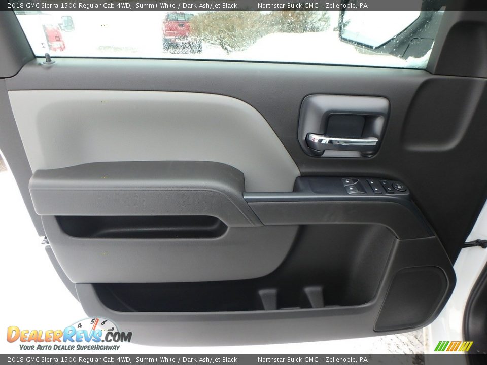 2018 GMC Sierra 1500 Regular Cab 4WD Summit White / Dark Ash/Jet Black Photo #14