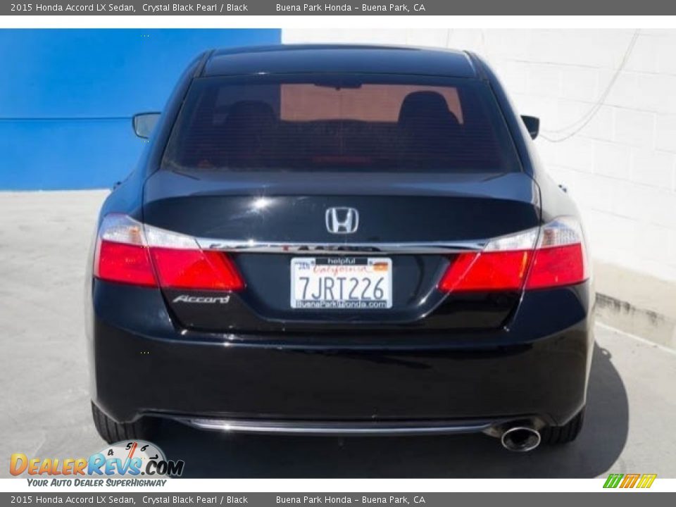 2015 Honda Accord LX Sedan Crystal Black Pearl / Black Photo #10